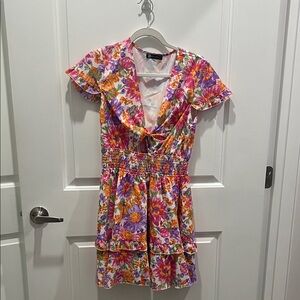 Floral Ruffle Dress